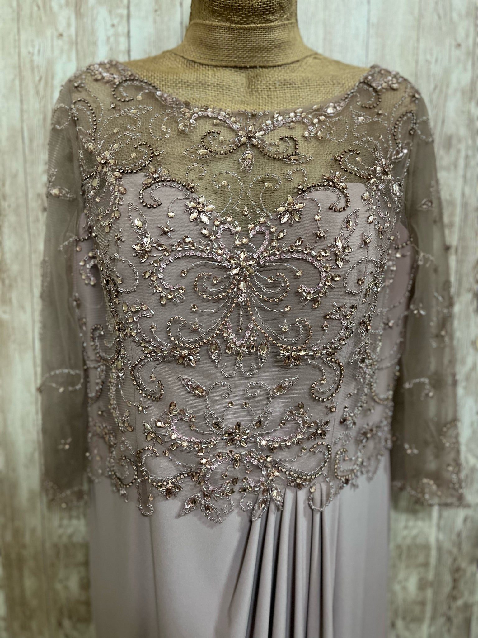 CHRISTINA WU Size 14 ROSE Gown/Evening Wear