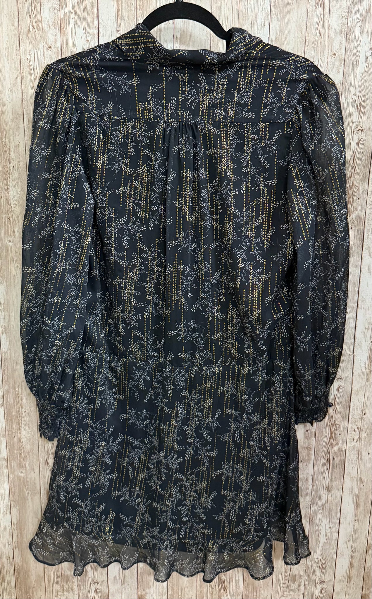 Size S BTFL Black & Gold Dress