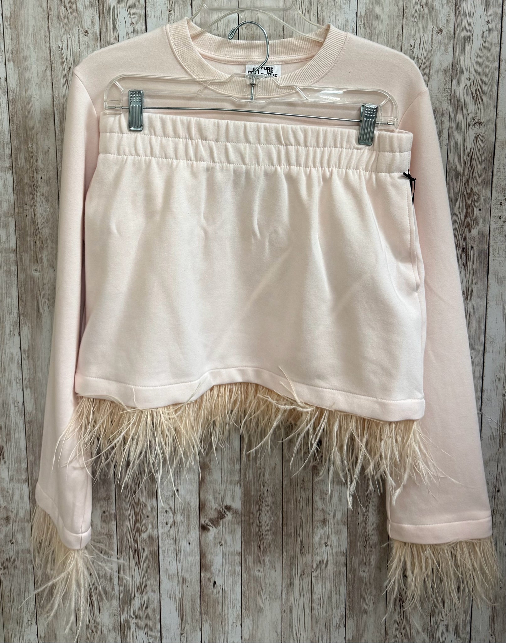 Size M FUTURE COLLECTIVE Light Pink 2 PC SET