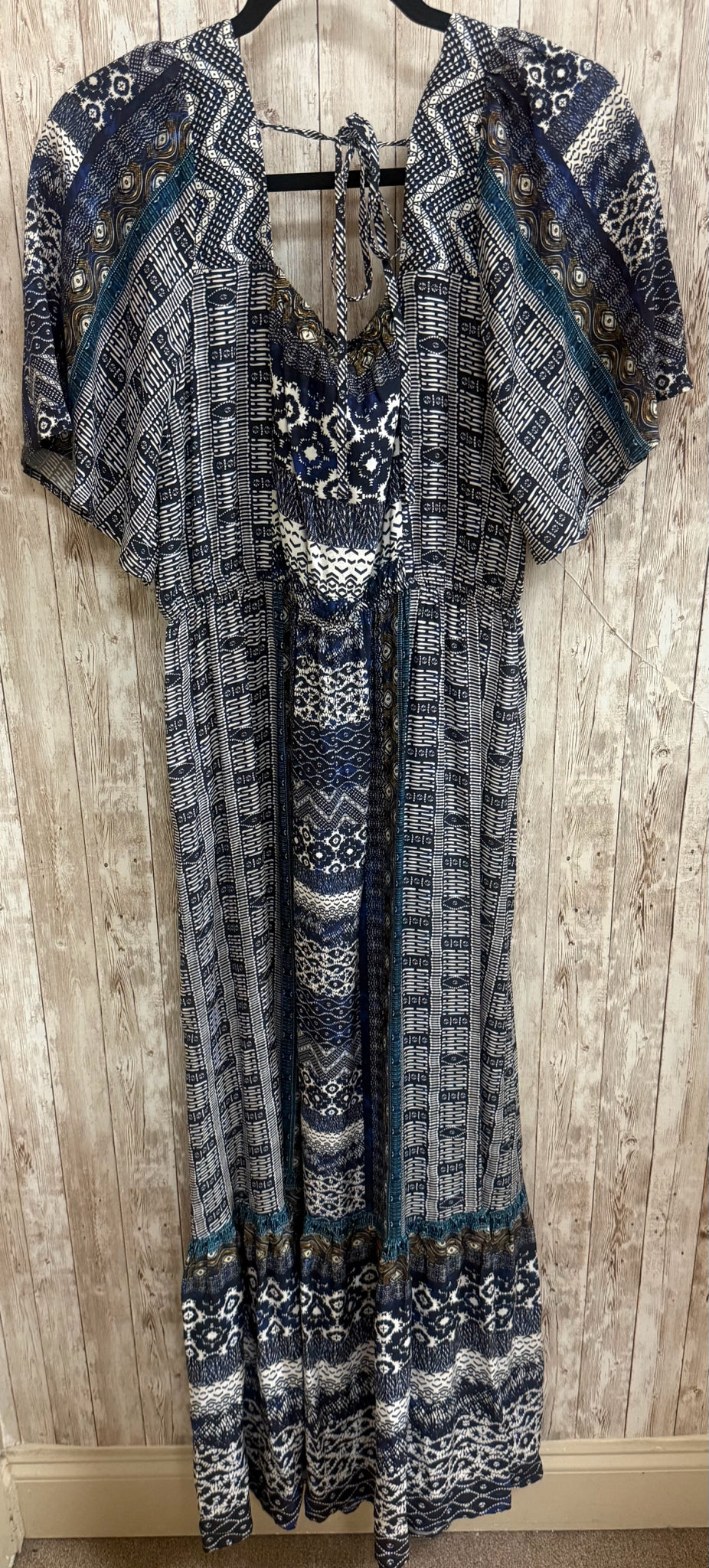 Size M LIVERPOOL Navy & White Dress