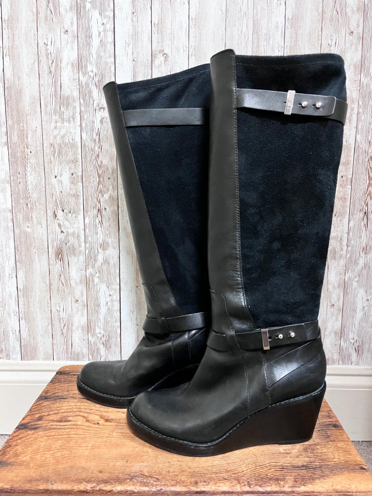 COLE HAAN 8 BLACK SUEDE Boots