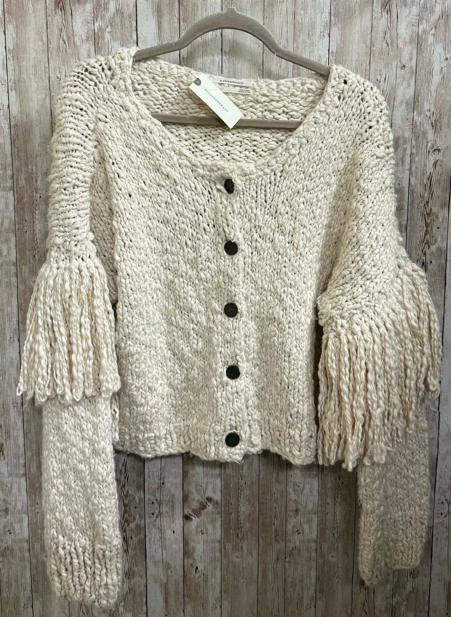 Size M/L ANTHROPOLOGIE Cream Cardigan