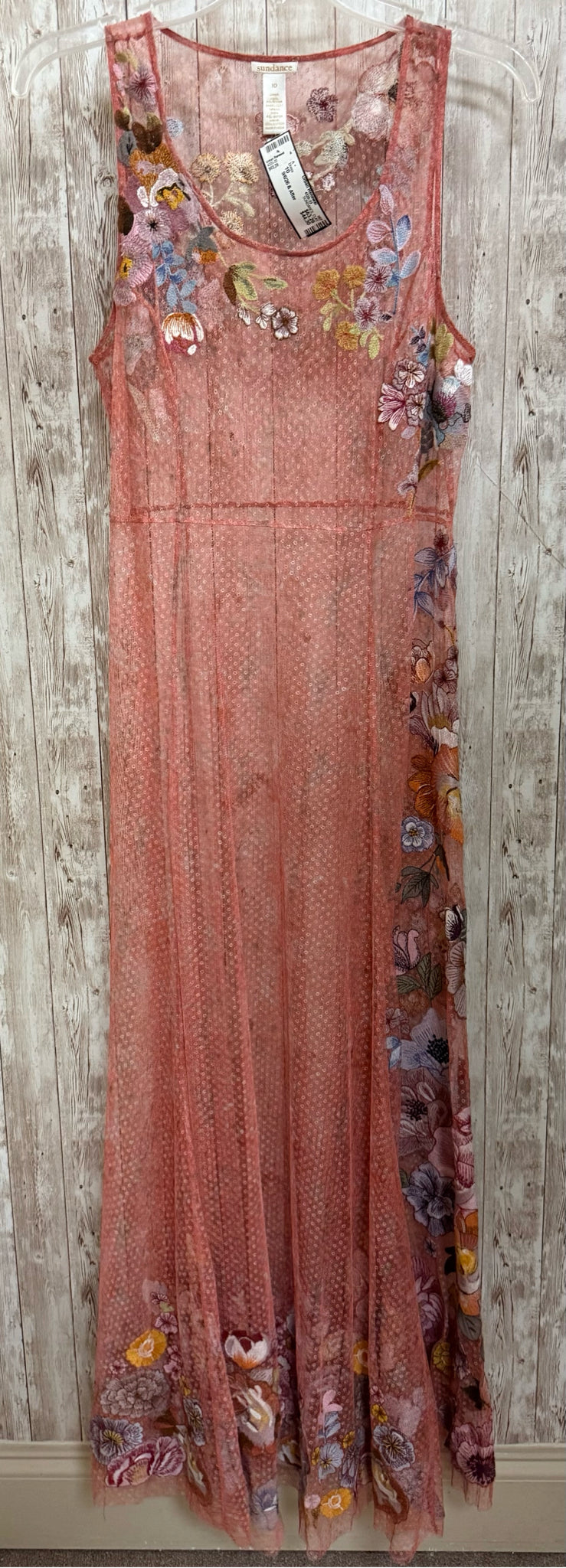 Size 10 SUNDANCE CLAY FLORAL Dress