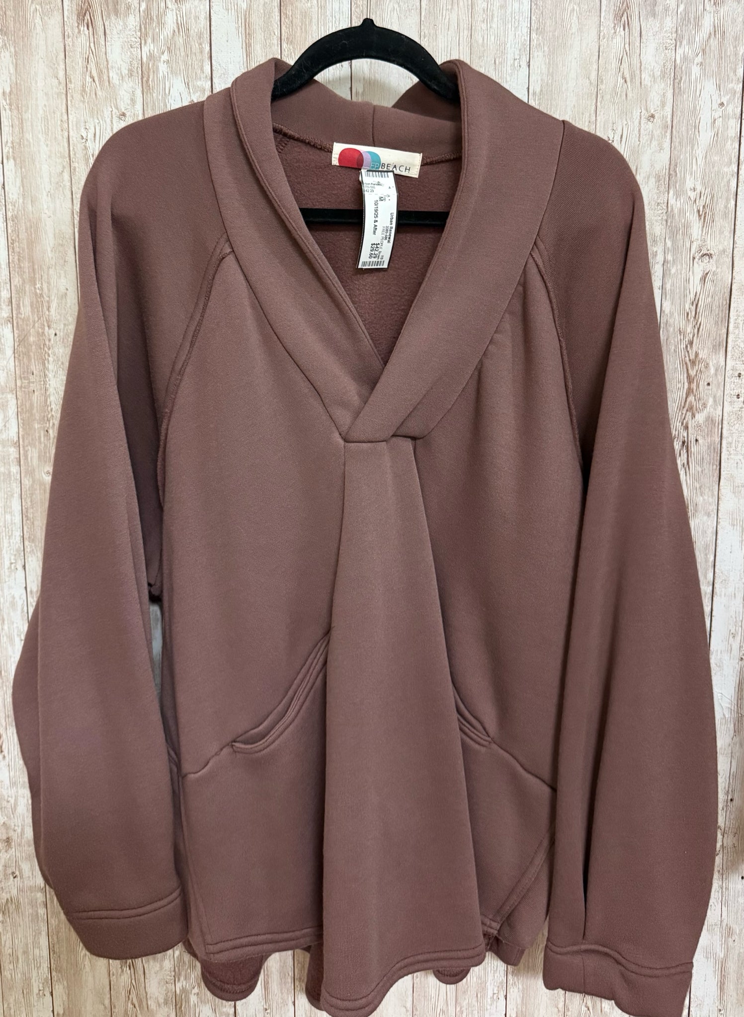 Size M FREE PEOPLE Brown Top