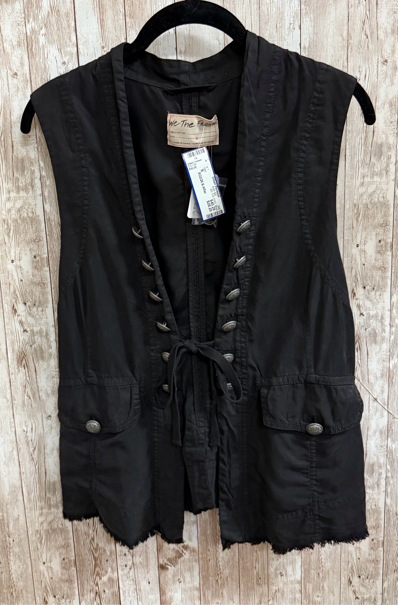 Size S WE THE FREE Black Vest