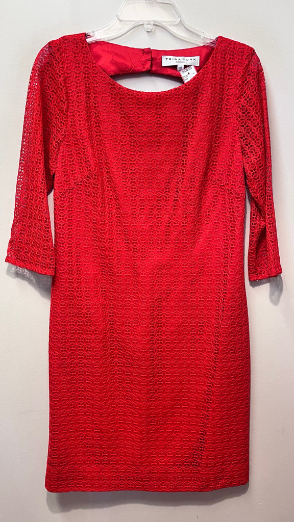 Size 8 TRINA TURK Red Dress