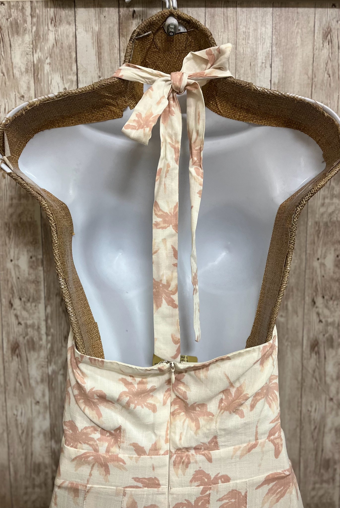 SADIE & SAGE Size XS CREAM AND PINK PRINT Jumper