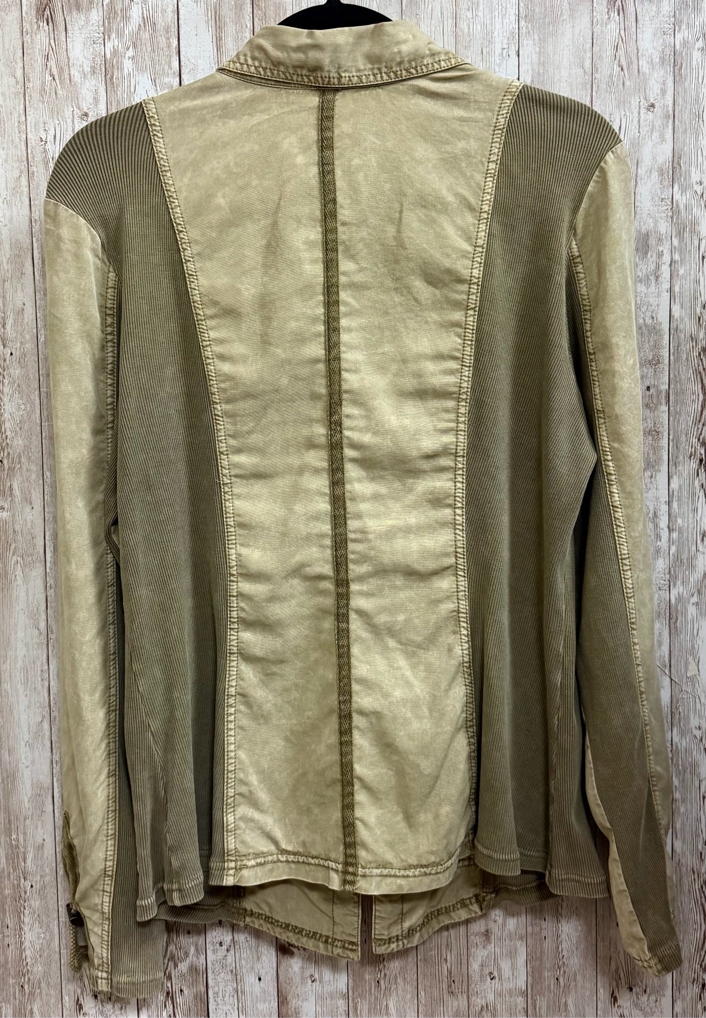 Size L XCVI KHAKI AND OLIVE Jacket