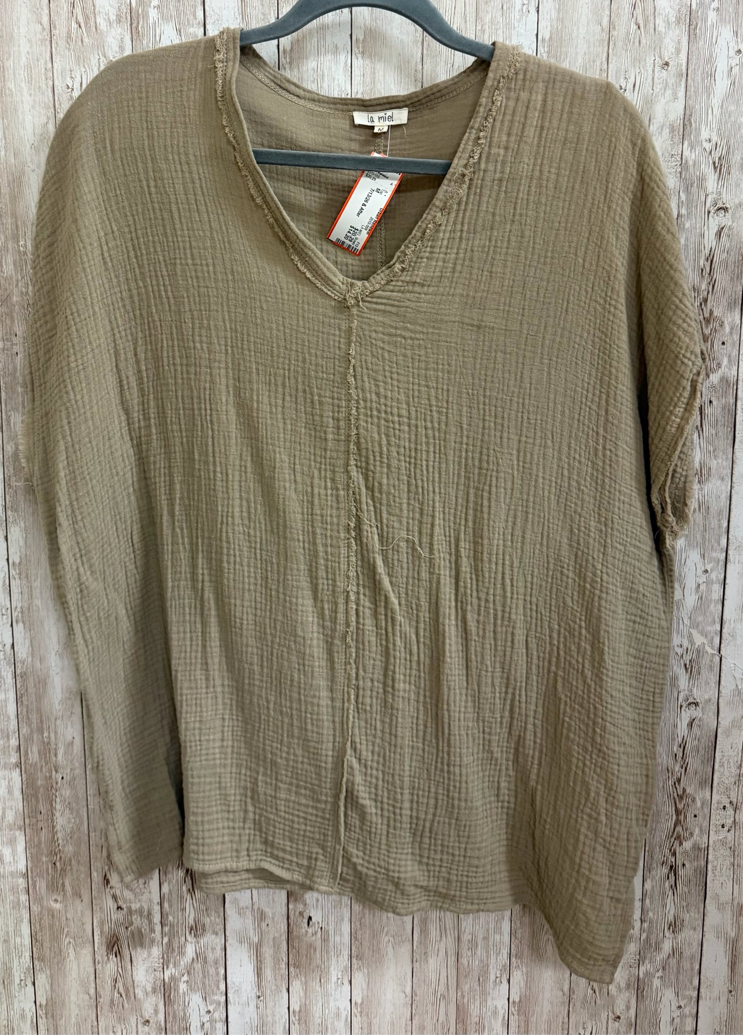 Size M LA MIEL Brown Top