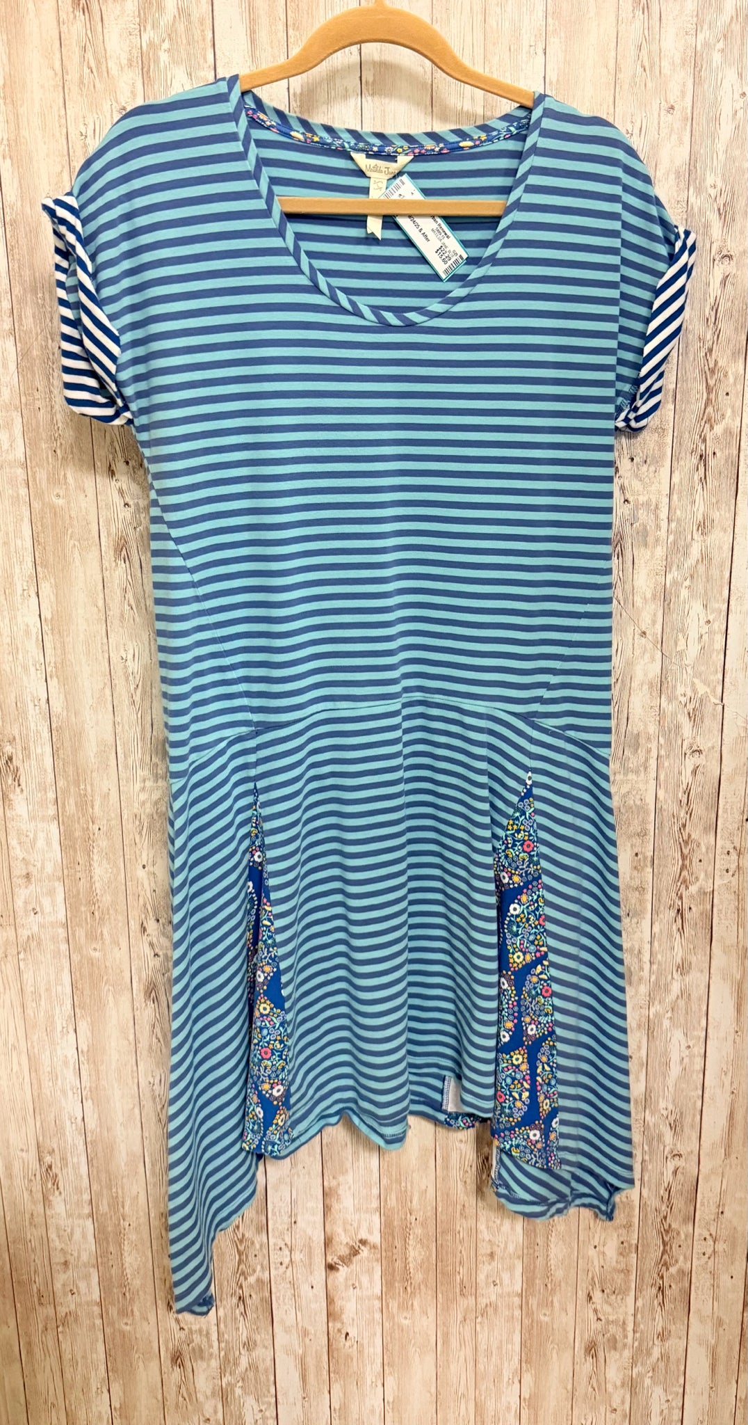 Size L MATILDA JANE BLUE STRIPE Dress