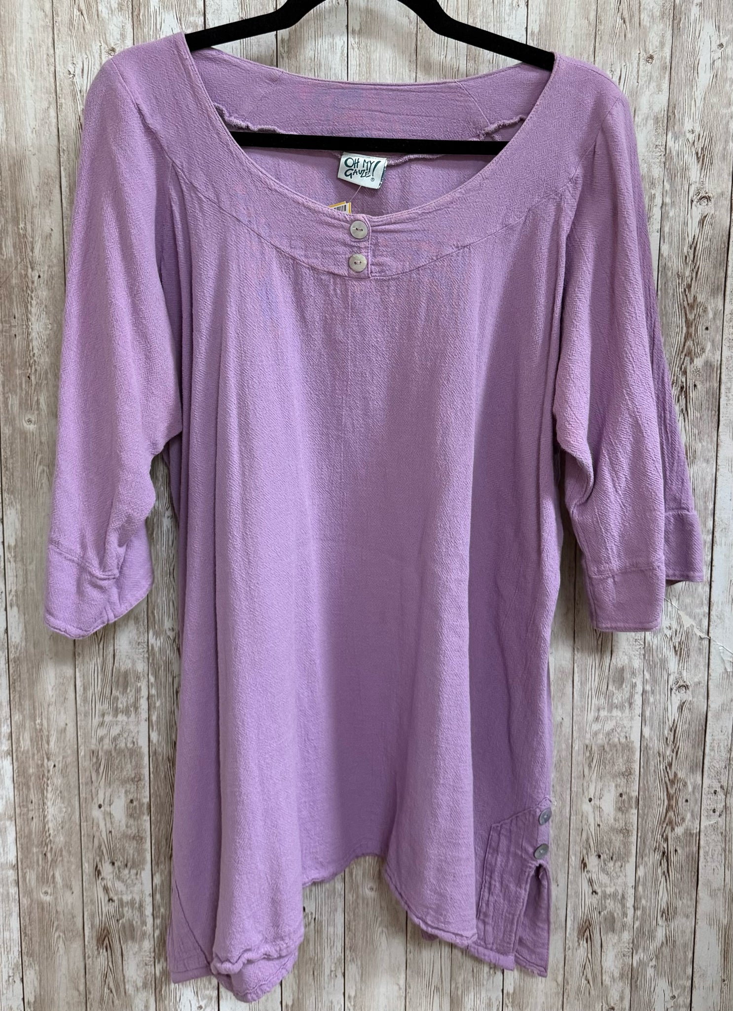 Size XL OH MY GAUZE Violet Top