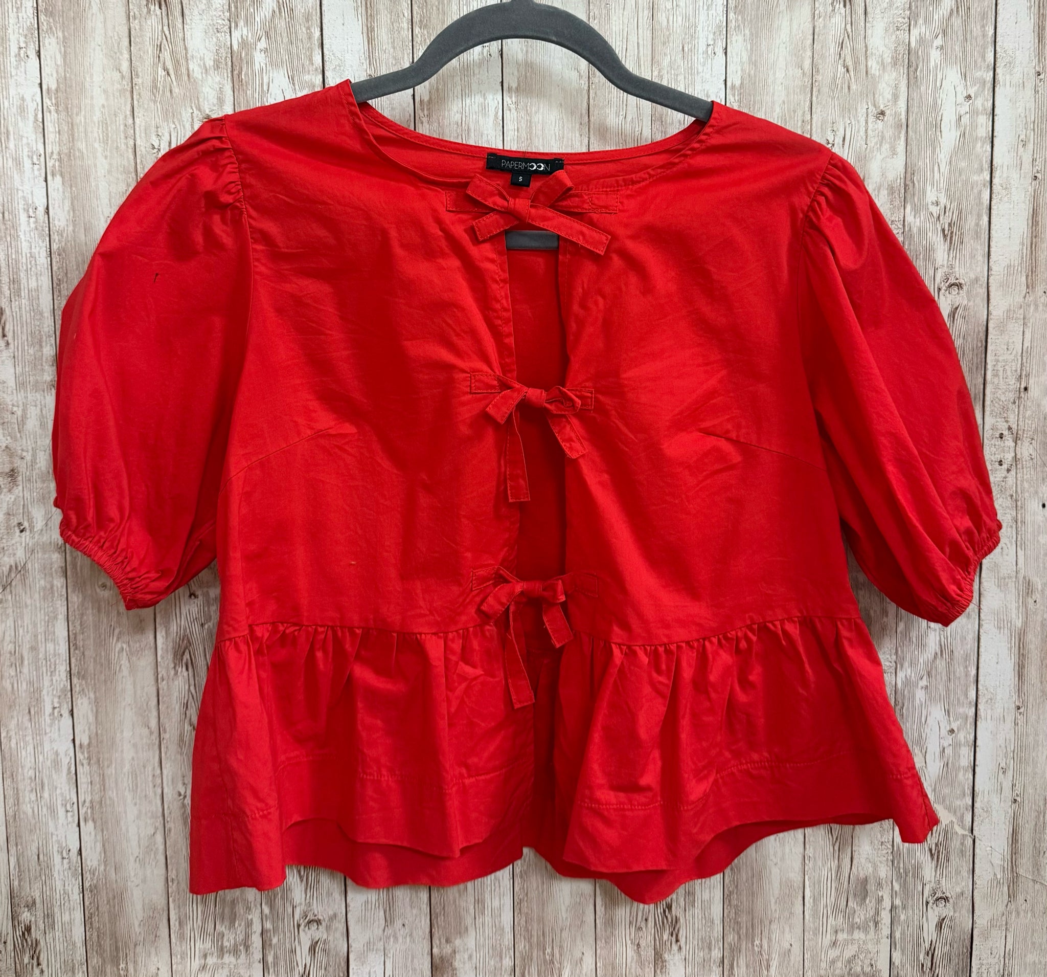 Size S PAPERMOON Red Top