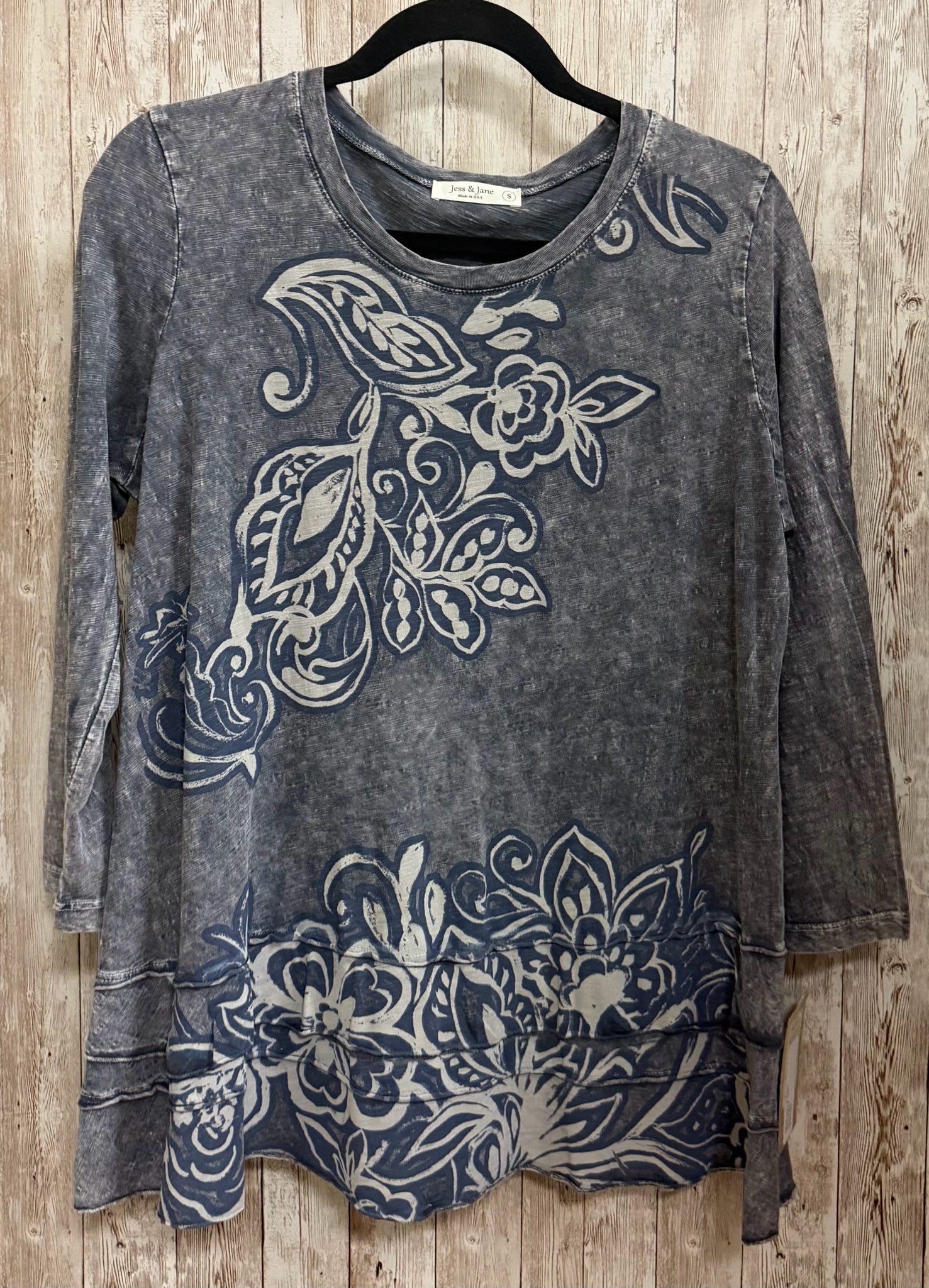 Size S JESS & JANE Blue Top
