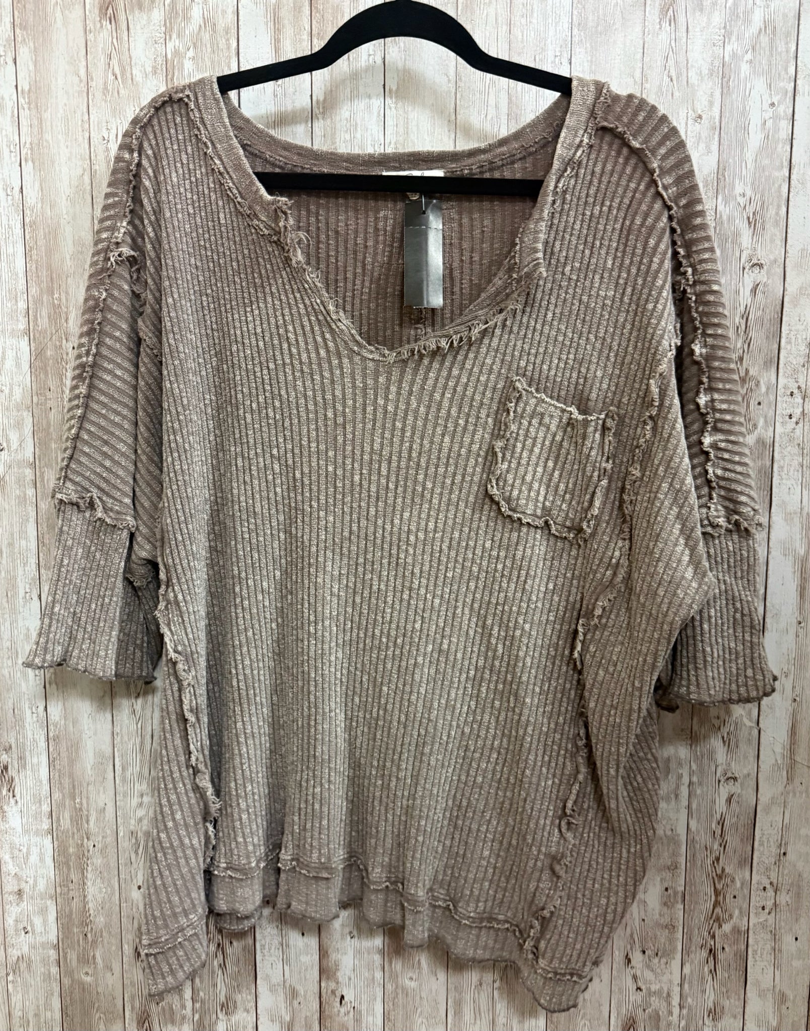 Size L EASEL Brown Top