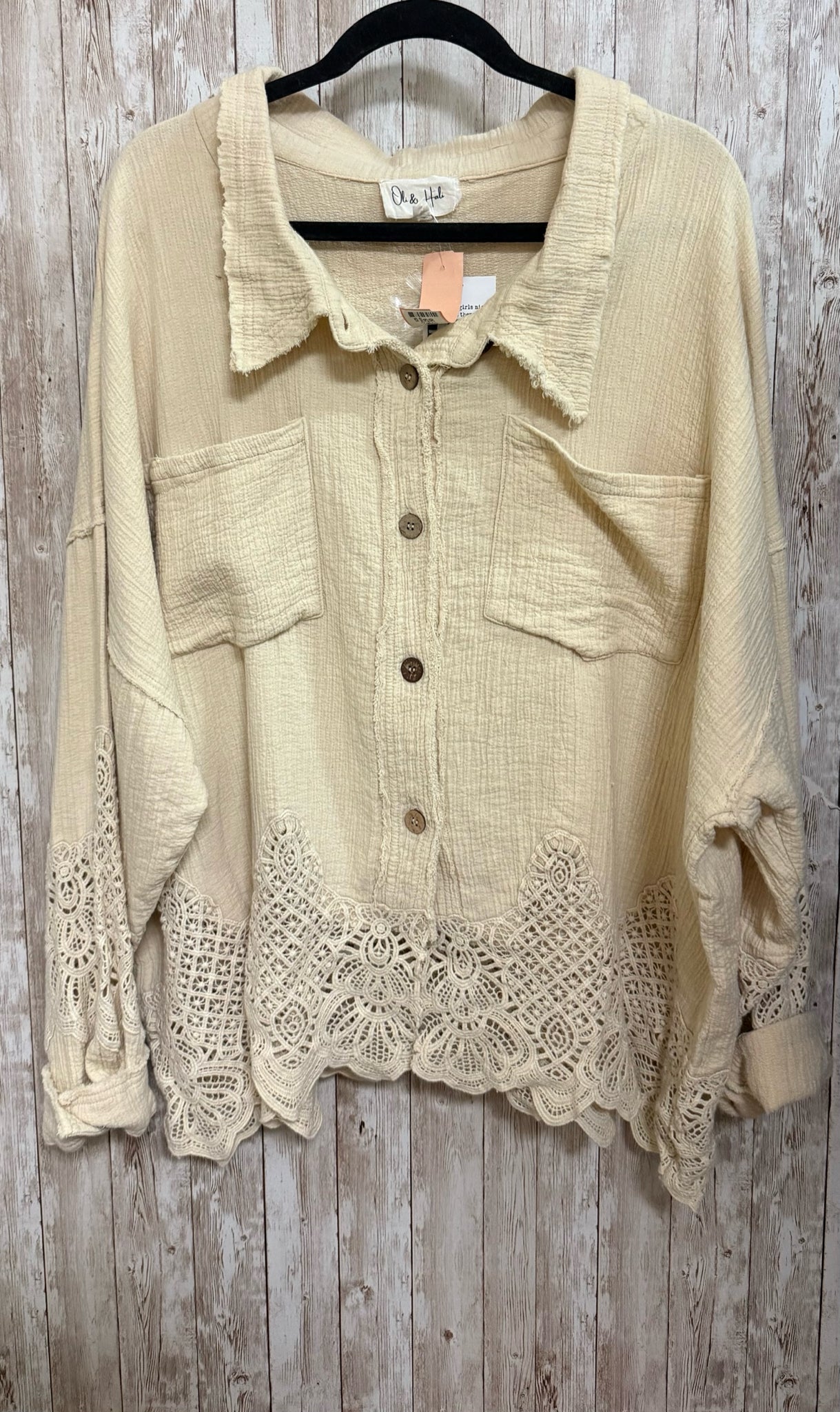 OLI & HALI Size XL Cream Top