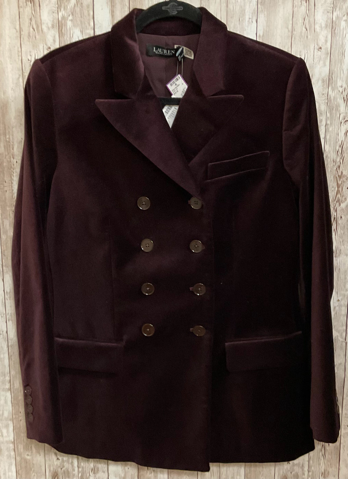 Size 10 LAUREN RALPH LAUREN DARK PURPLE Blazer