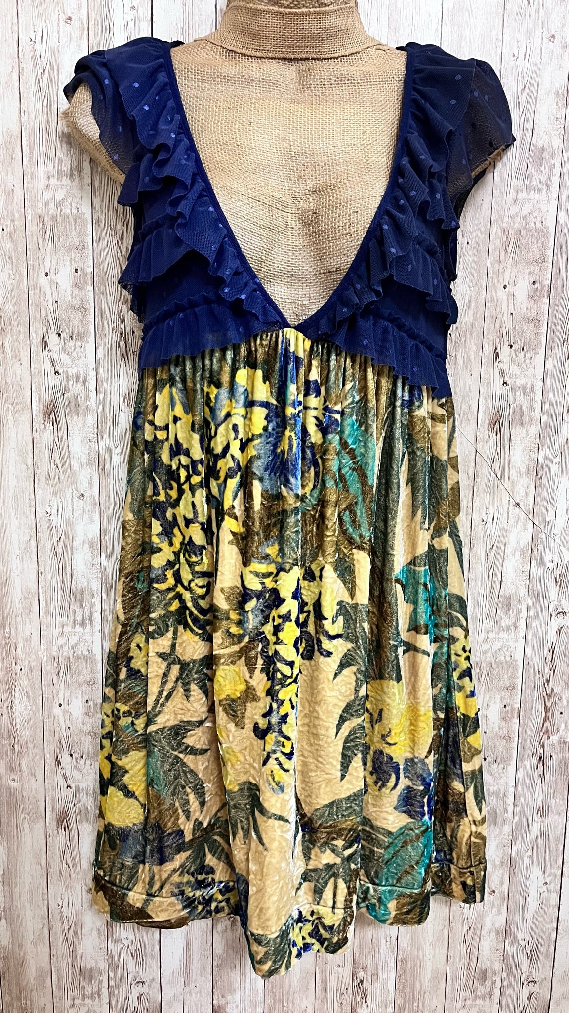 FREE PEOPLE Size S Blue Dress