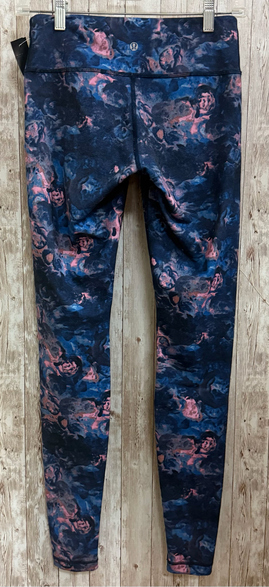Size 6 LULULEMON Blue Print Leggings