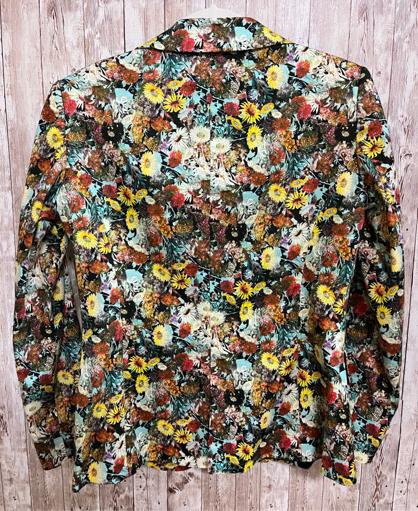 Size 42 OKY COKY MULTI FLORAL Blazer