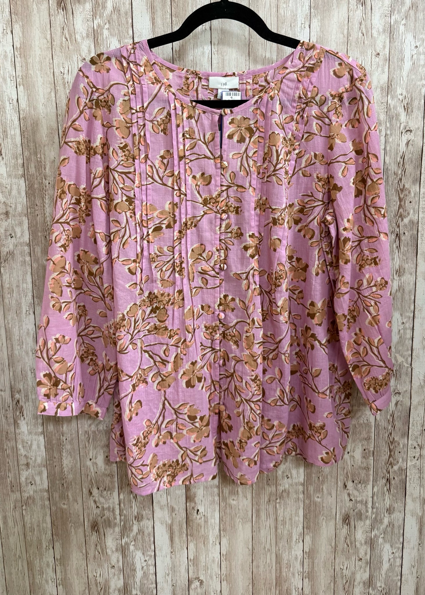 Size M J.JILL VIOLET PRINT Top