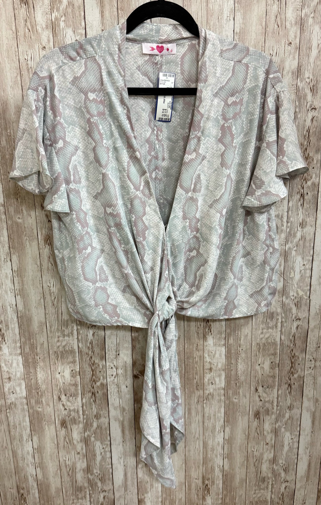 Size M BUDDY LOVE Light Grey Top