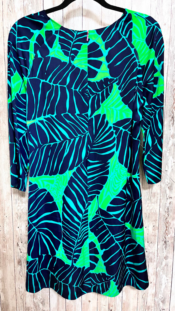 Size 8 LILLY PULITZER NAVY AND GREEN Dress