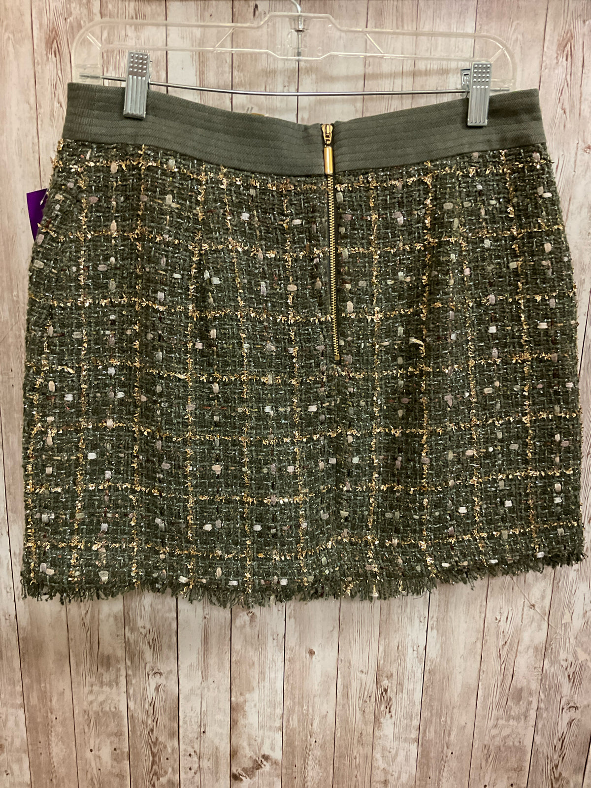 Size 10 RAMY BROOK Olive Print Skirt