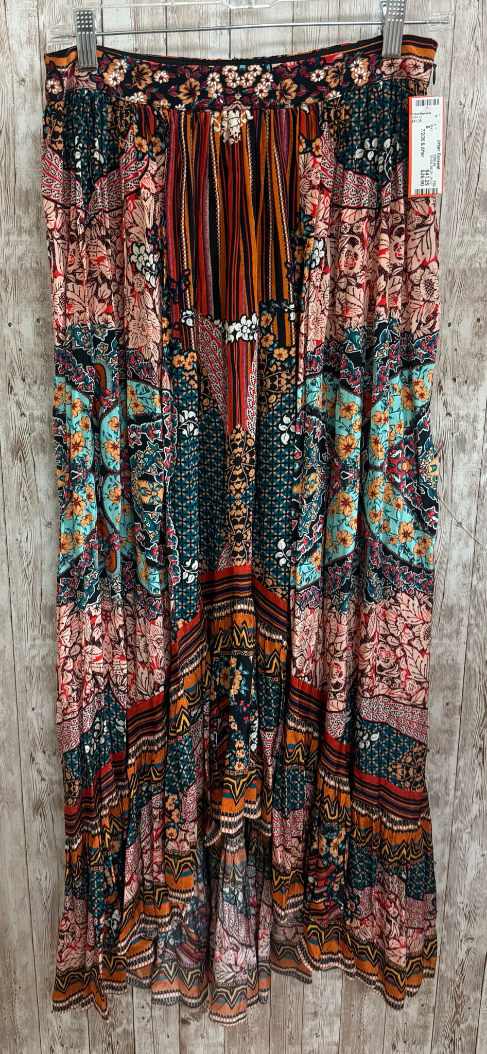 Size 8 BHANUNI BY JYOTI MULTI COLOR Skirt