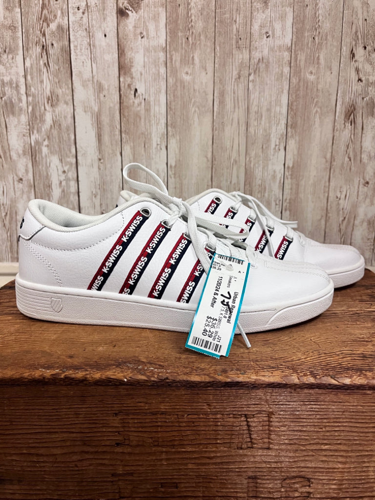 K SWISS 7.5 White Sneakers