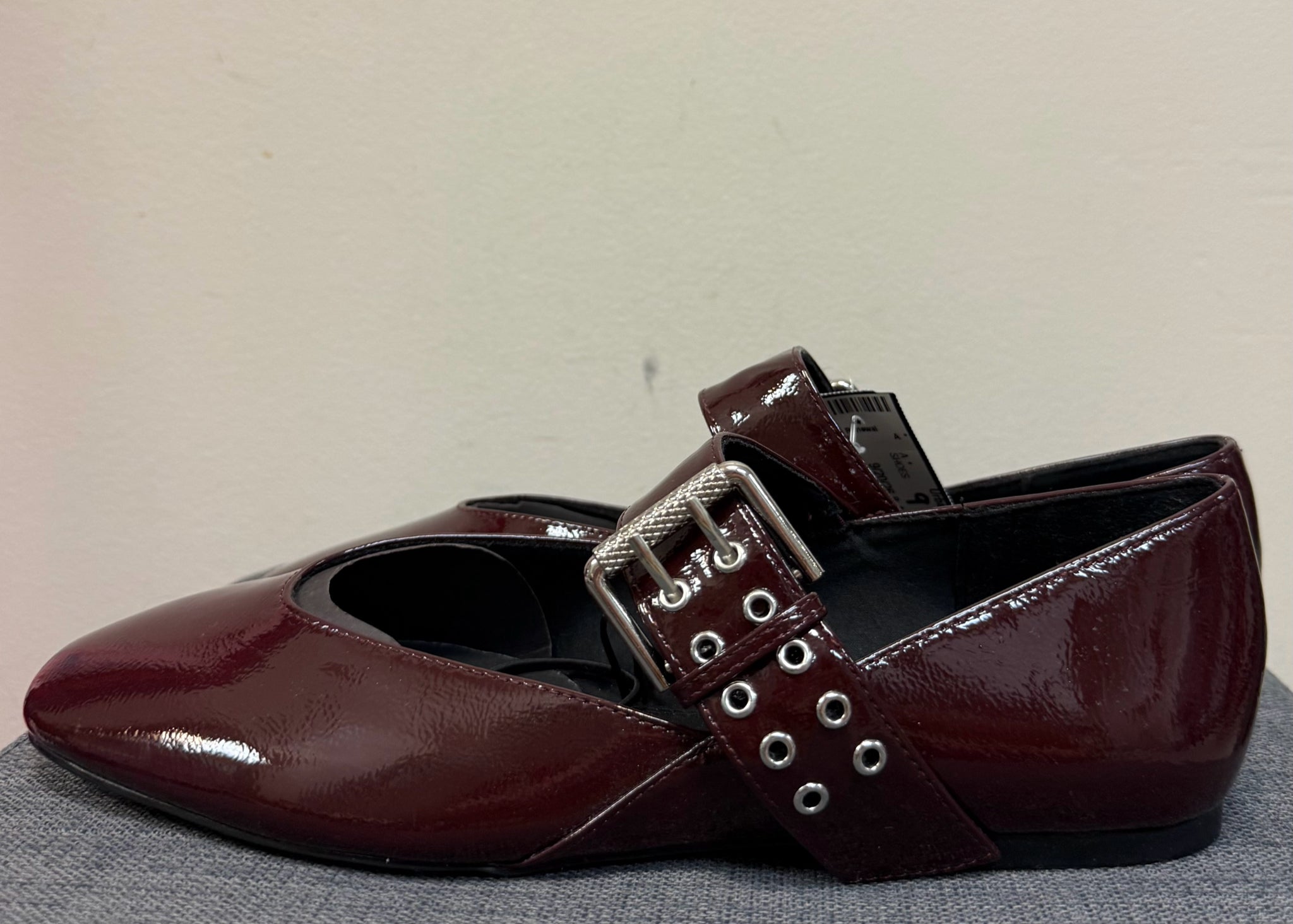 9 ZARA Burgundy SHOES