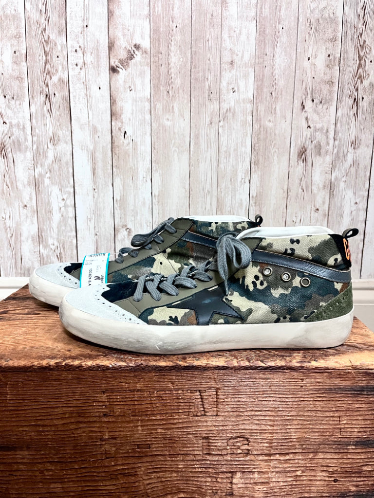 11 GOLDEN GOOSE GREEN CAMO SHOES