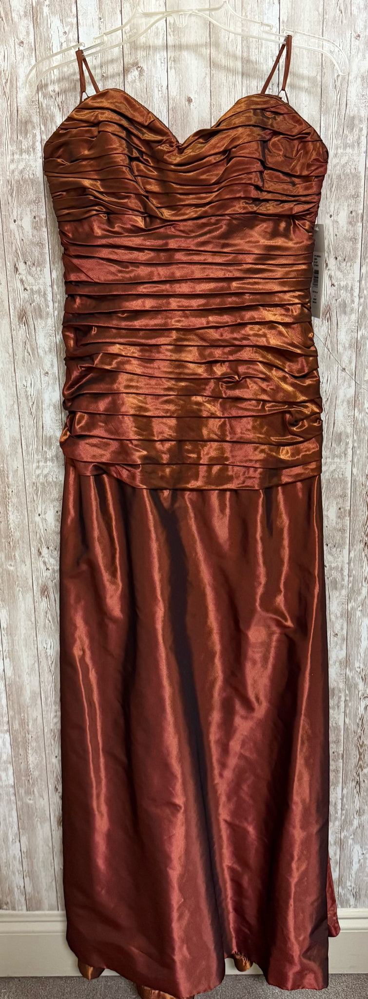 BADGLEY MISCHKA Size 8 RUST 2 PC Dress