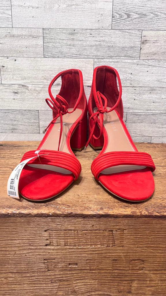 GIANNI BINI 11 RED SUEDE Sandals