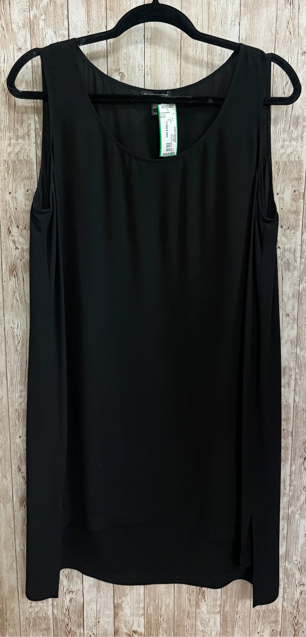 EILEEN FISHER Black Women Size L Tunic