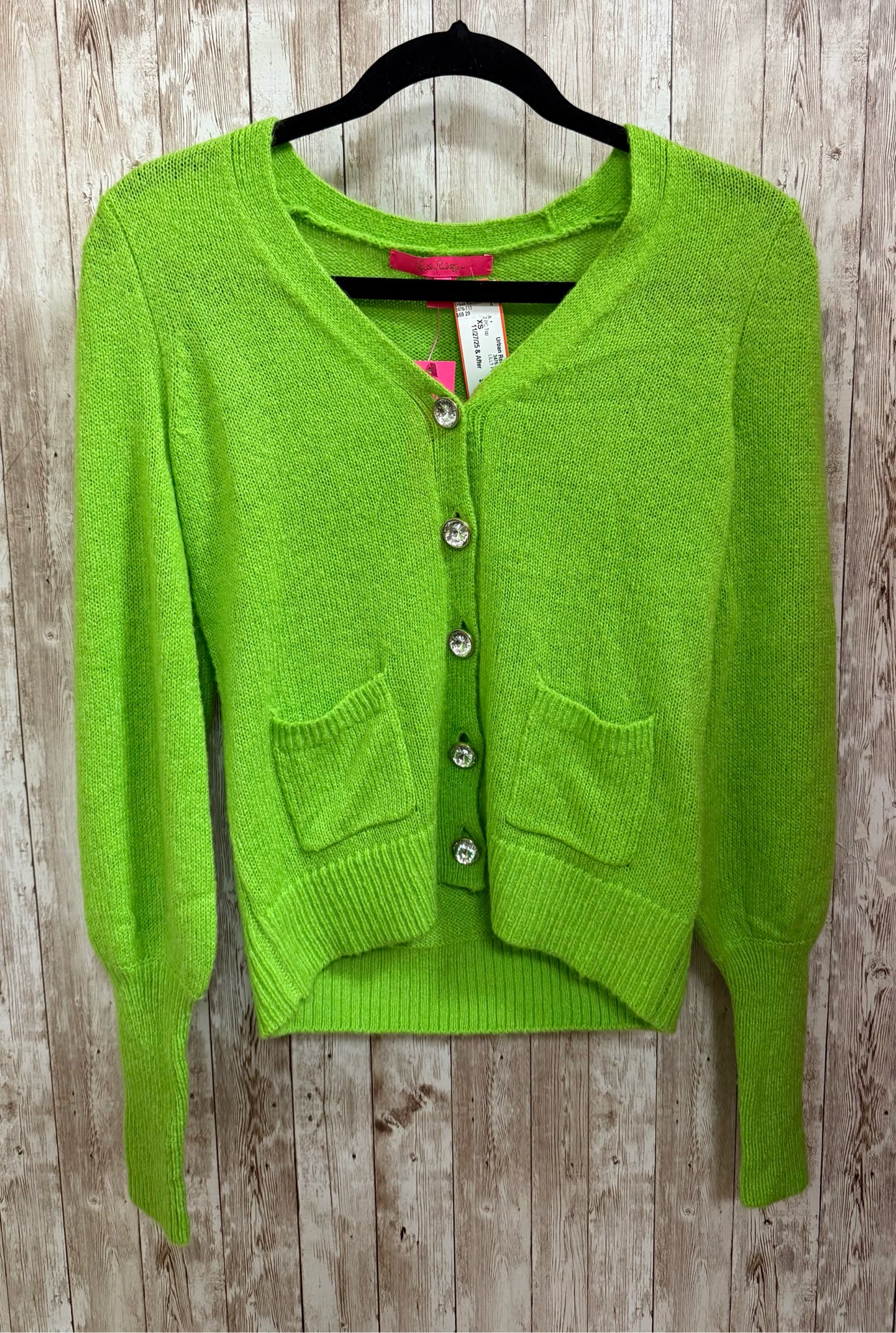 Size XS LILLY PULITZER Lime Green 2 PC Top