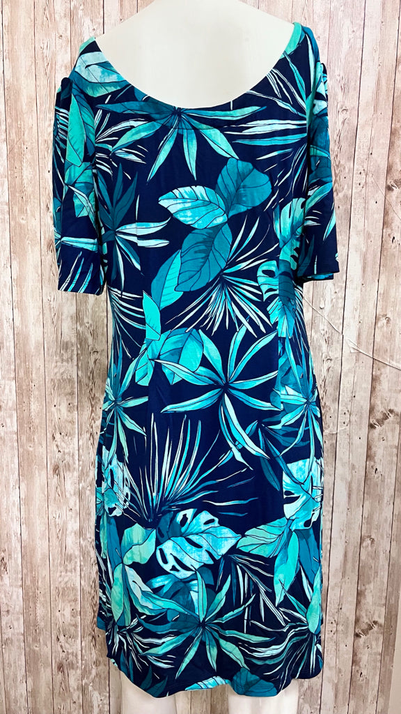 Size M TOMMY BAHAMA NAVY AND GREEN Dress