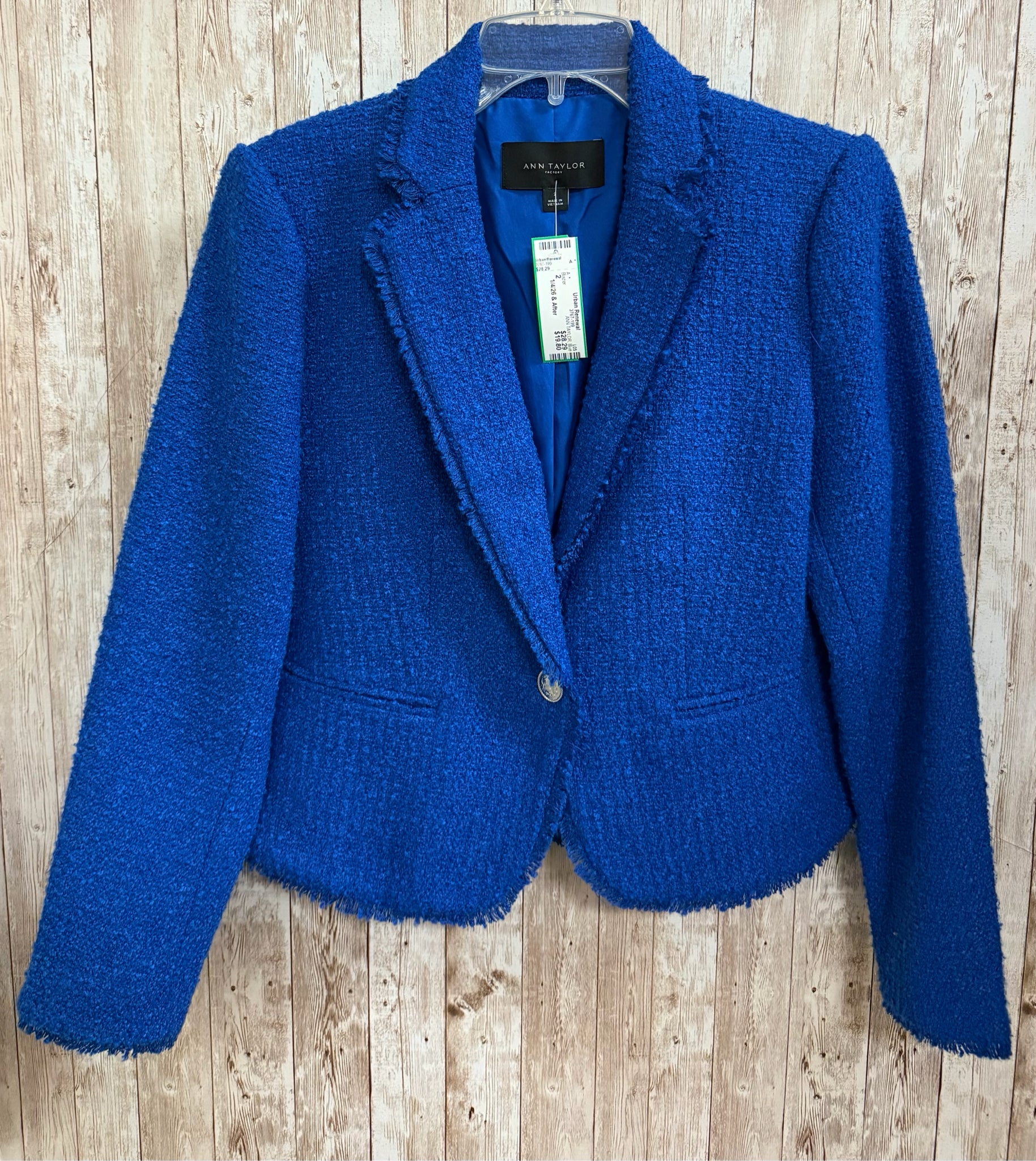 Size 2 ANN TAYLOR Blue Blazer
