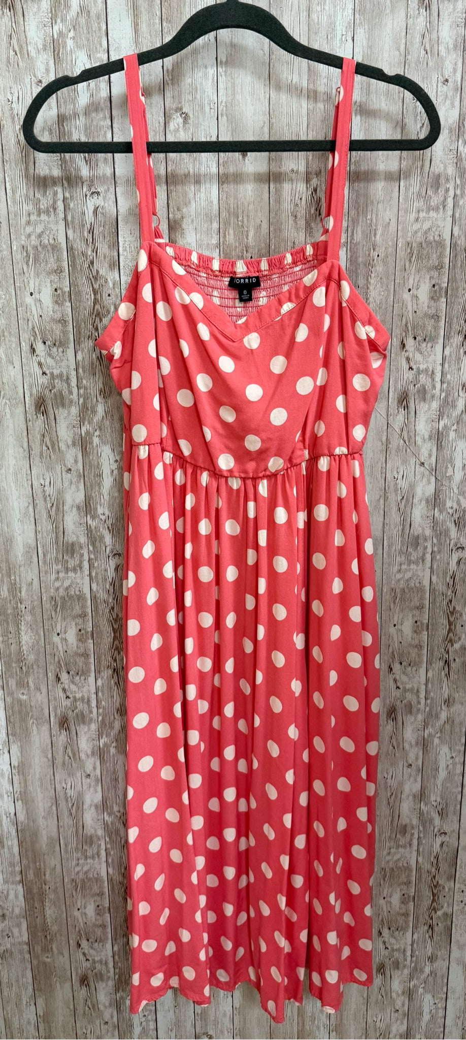 Size L TORRID SALMON PRINT Dress
