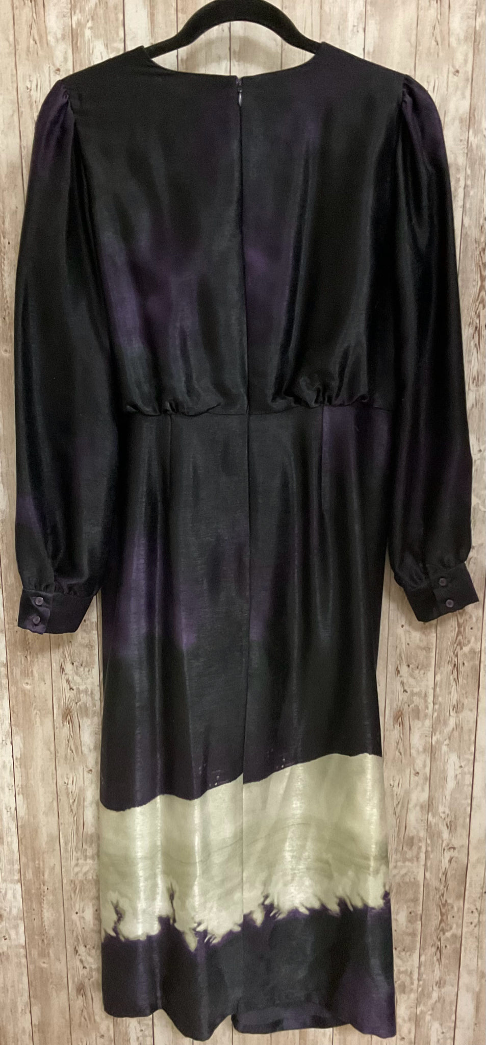 Size M DKNY BLACK AND PURPLE Dress
