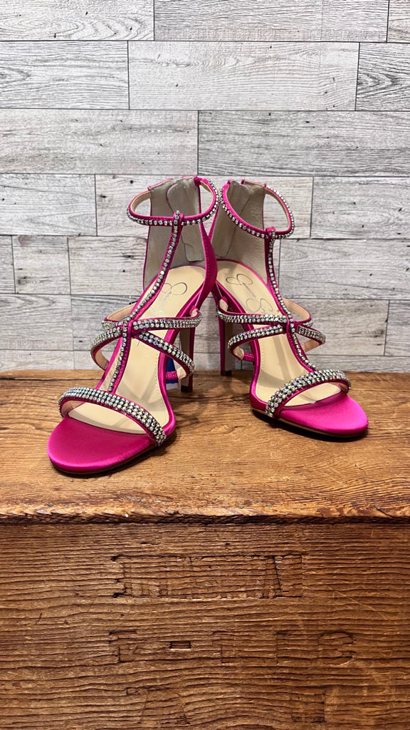 JESSICA SIMPSON 6 Fuschia Sandals