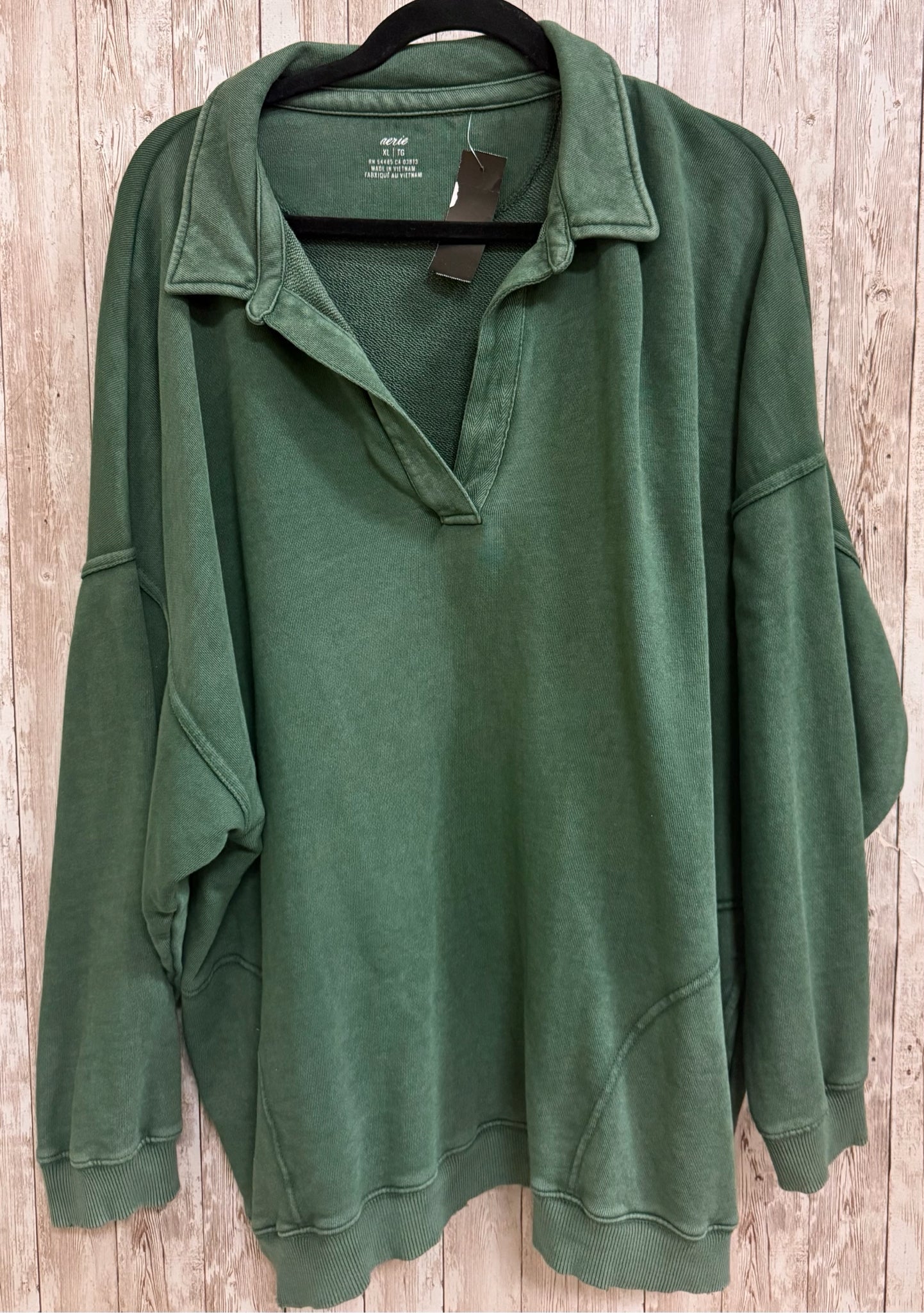 Size XL AERIE Green Top