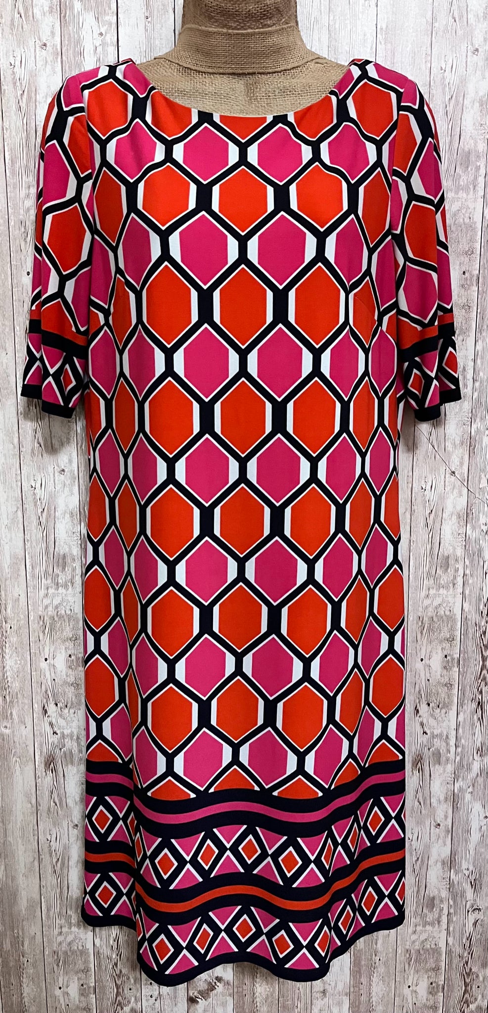 Size 10 ELIZA J PINK AND RED Dress