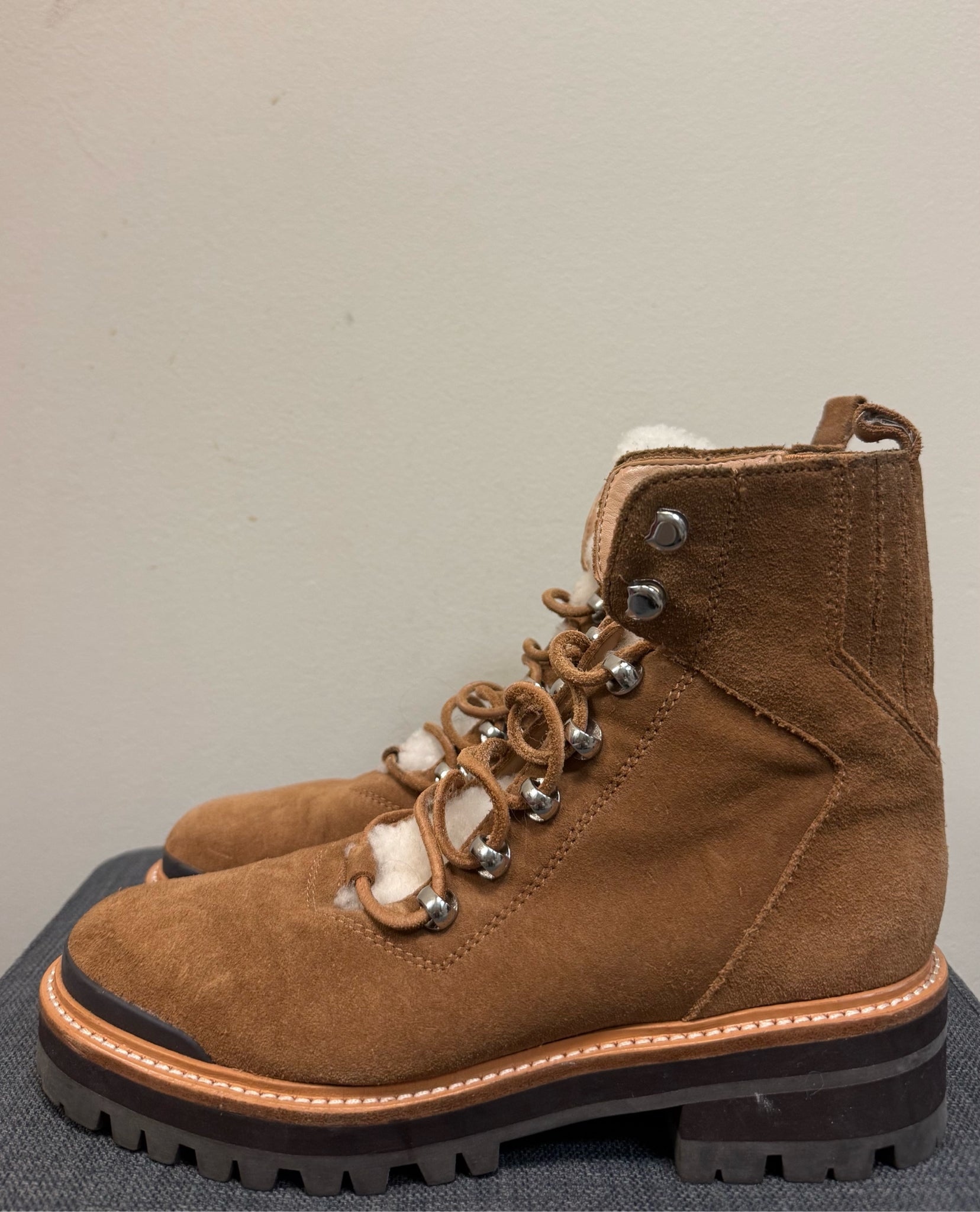 7 MARC FISHER Camel Boots