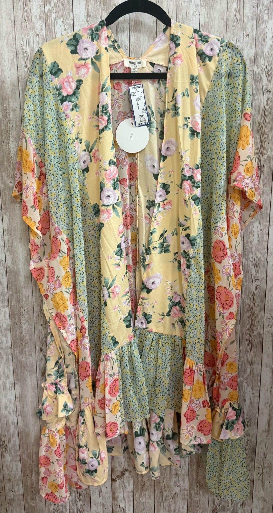 Size M/L UMGEE TAN FLORAL Duster