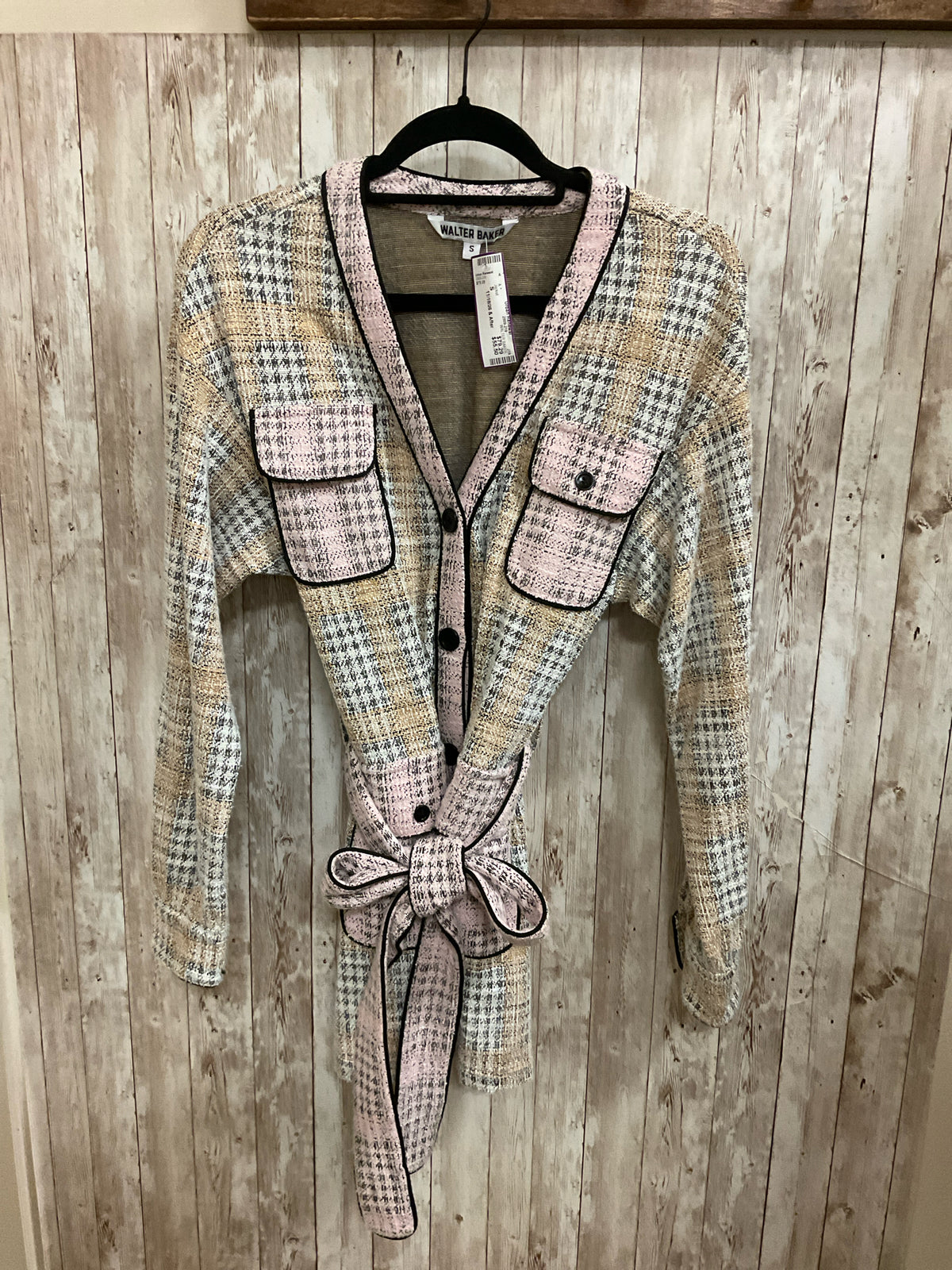 Size S WALTER BAKER WHITE AND PINK Jacket
