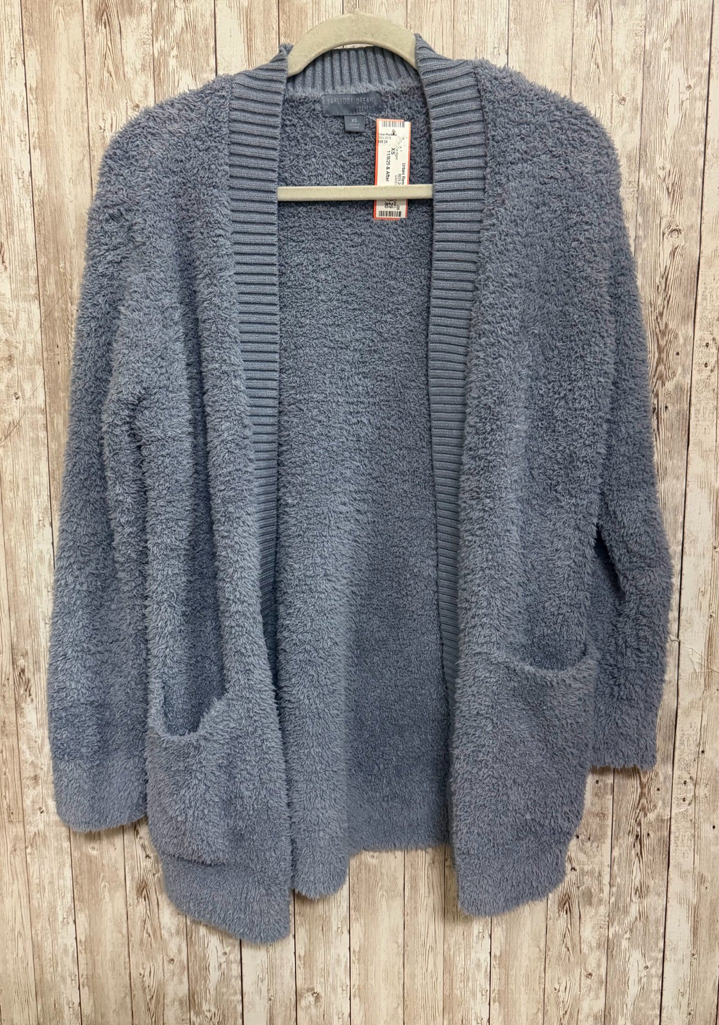 BAREFOOT DREAMS Size XS Blue Cardigan