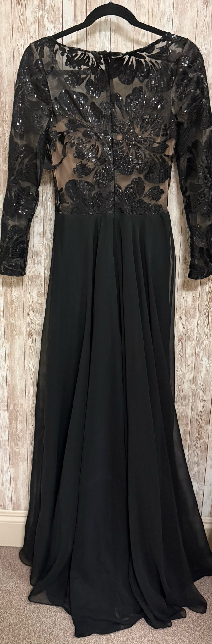 ZOEY GREY Size 4 Black Gown/Evening Wear