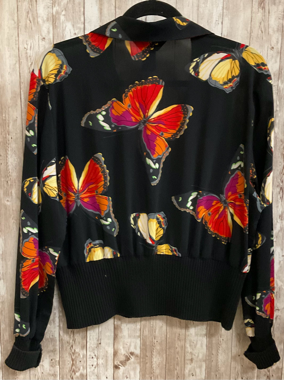 Size XL CAPRI Black Print Top