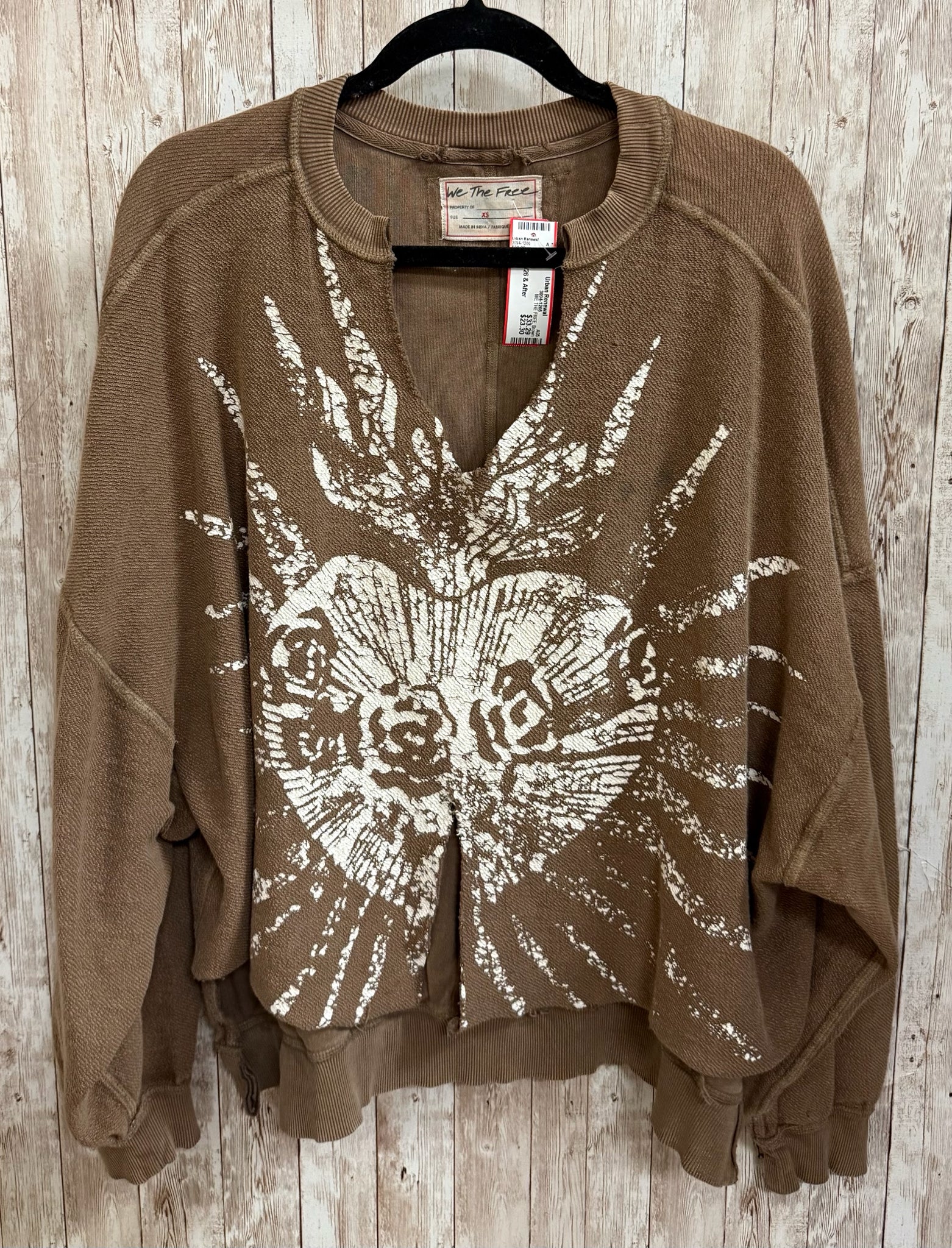 Size XS WE THE FREE Brown Top