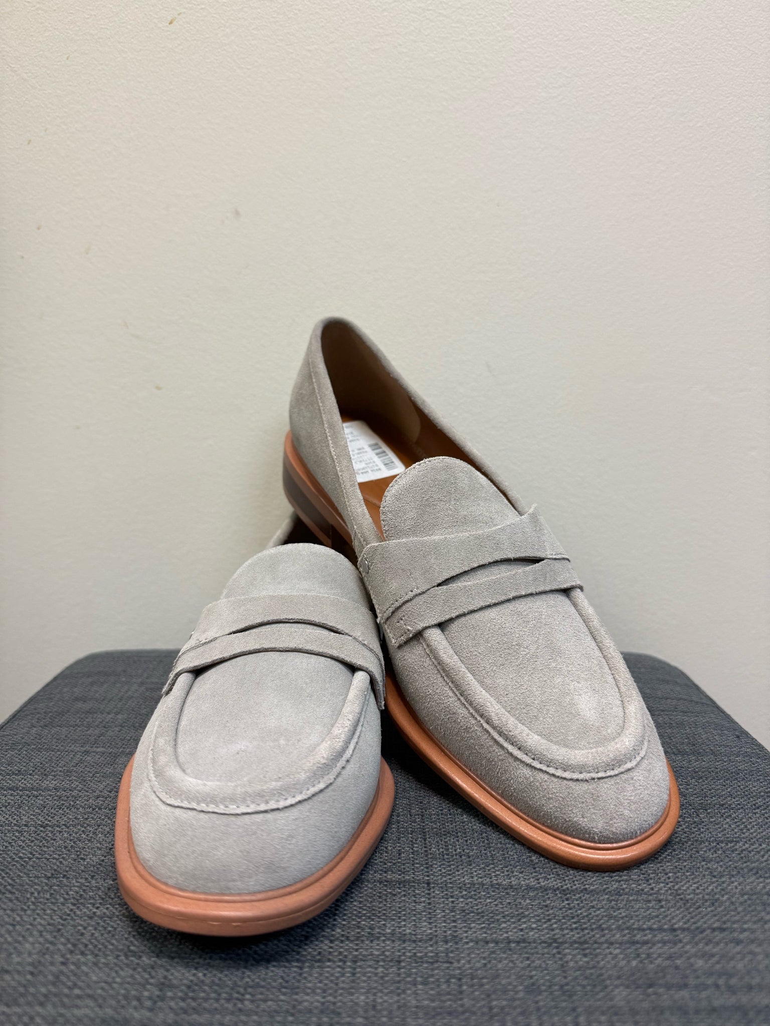 FRANCO SARTO 9 GRAY SUEDE SHOES